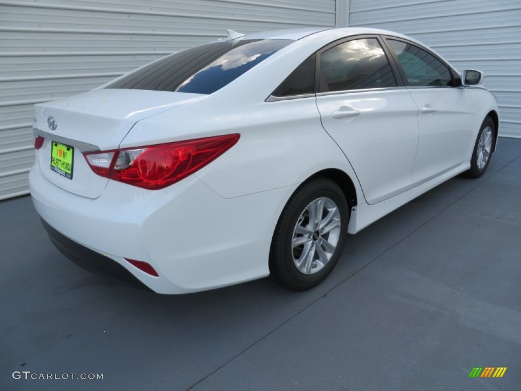 2014 Sonata Limited - Pearl White / Camel photo #4