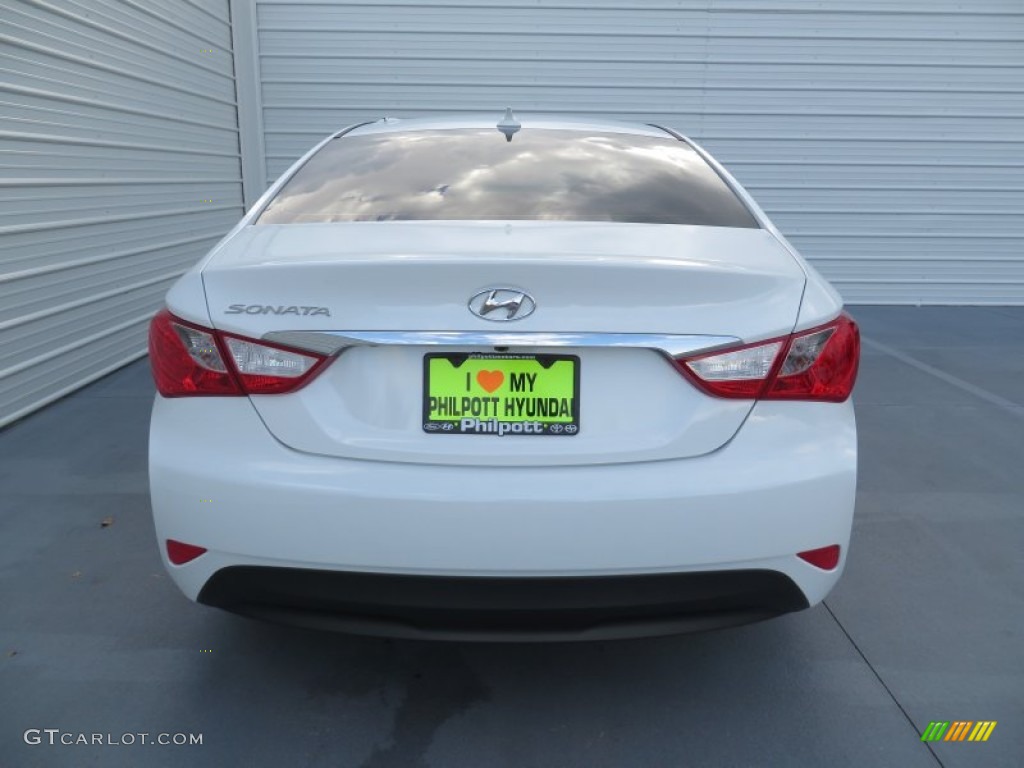 2014 Sonata Limited - Pearl White / Camel photo #5