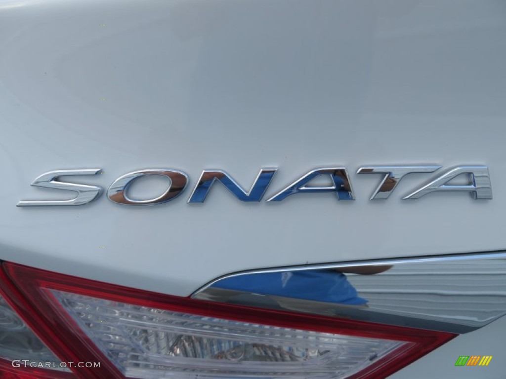 2014 Sonata Limited - Pearl White / Camel photo #13