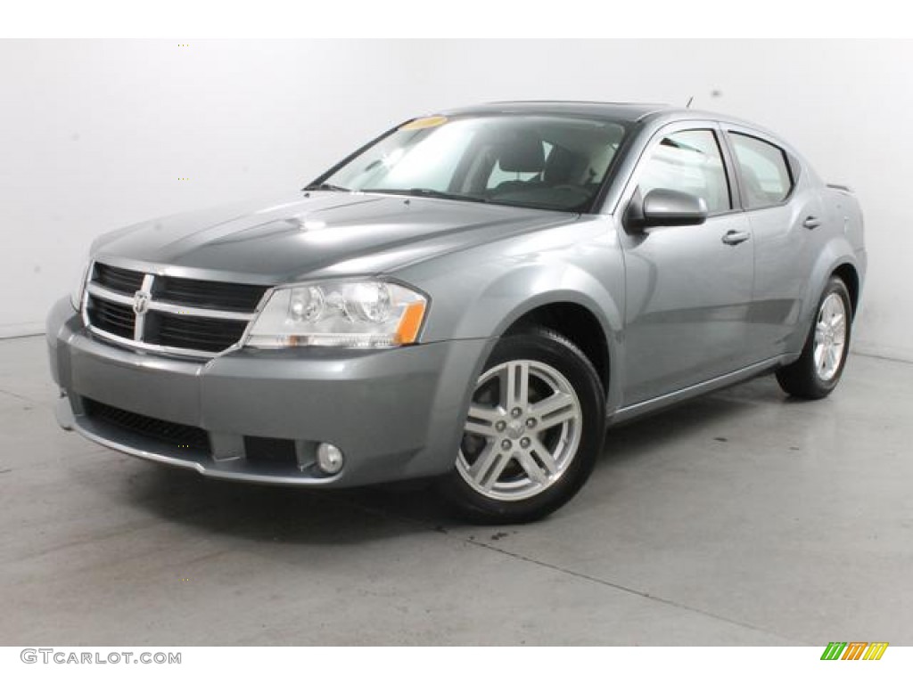 2010 Avenger R/T - Silver Steel Metallic / Dark Slate Gray photo #1