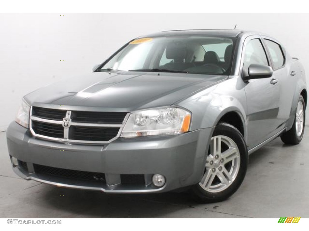 2010 Avenger R/T - Silver Steel Metallic / Dark Slate Gray photo #2