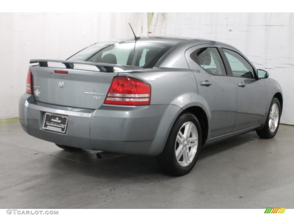 2010 Avenger R/T - Silver Steel Metallic / Dark Slate Gray photo #6