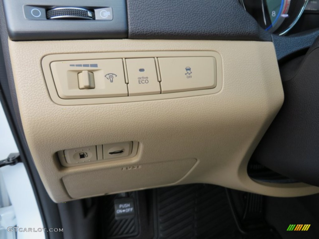 2014 Sonata Limited - Pearl White / Camel photo #32