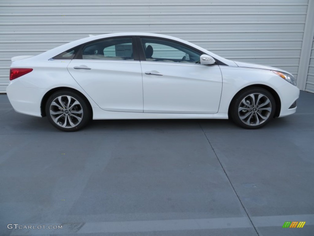 2014 Sonata SE - Pearl White / Black photo #3