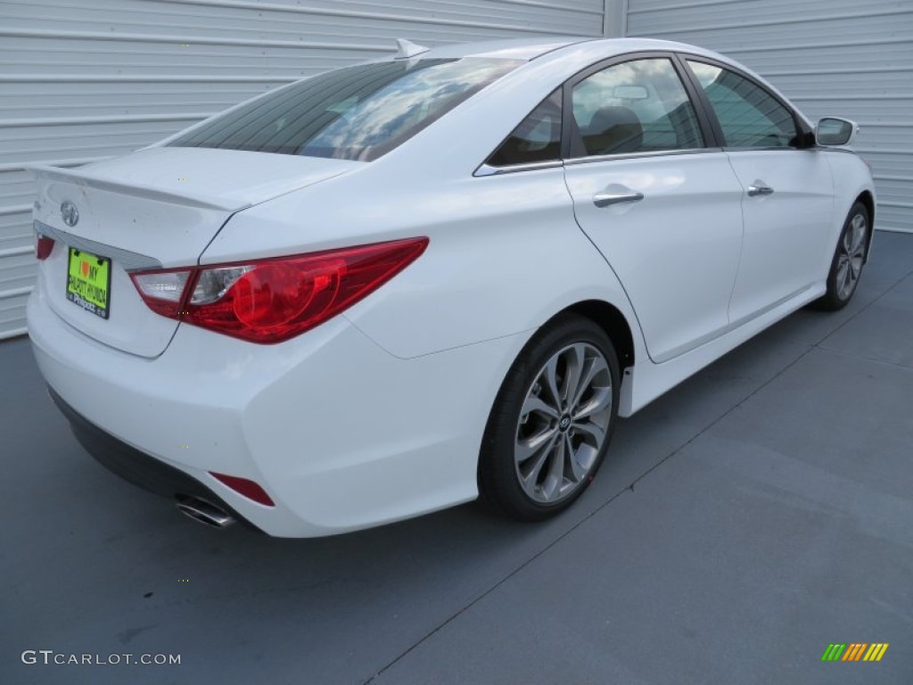 2014 Sonata SE - Pearl White / Black photo #4