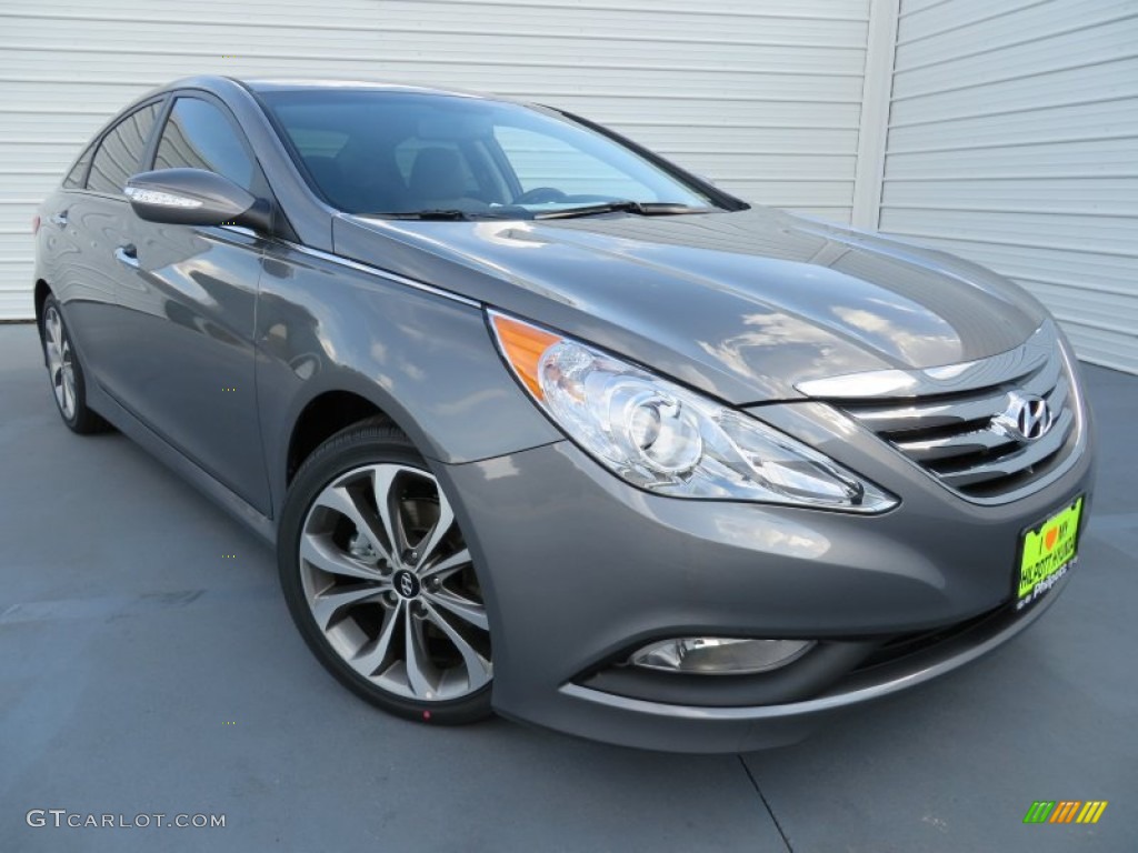 2014 Sonata Limited - Harbor Gray Metallic / Gray photo #1