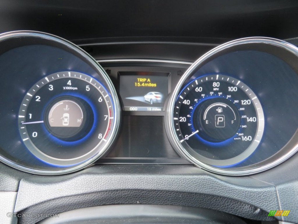 2014 Hyundai Sonata Limited Gauges Photo #87340555