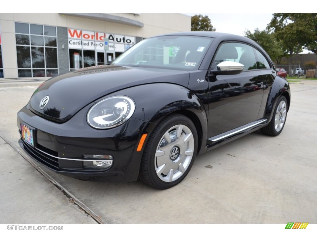 2013 Beetle Turbo Fender Edition - Deep Black Pearl Metallic / Cheyenne Black Fender Edition photo #1