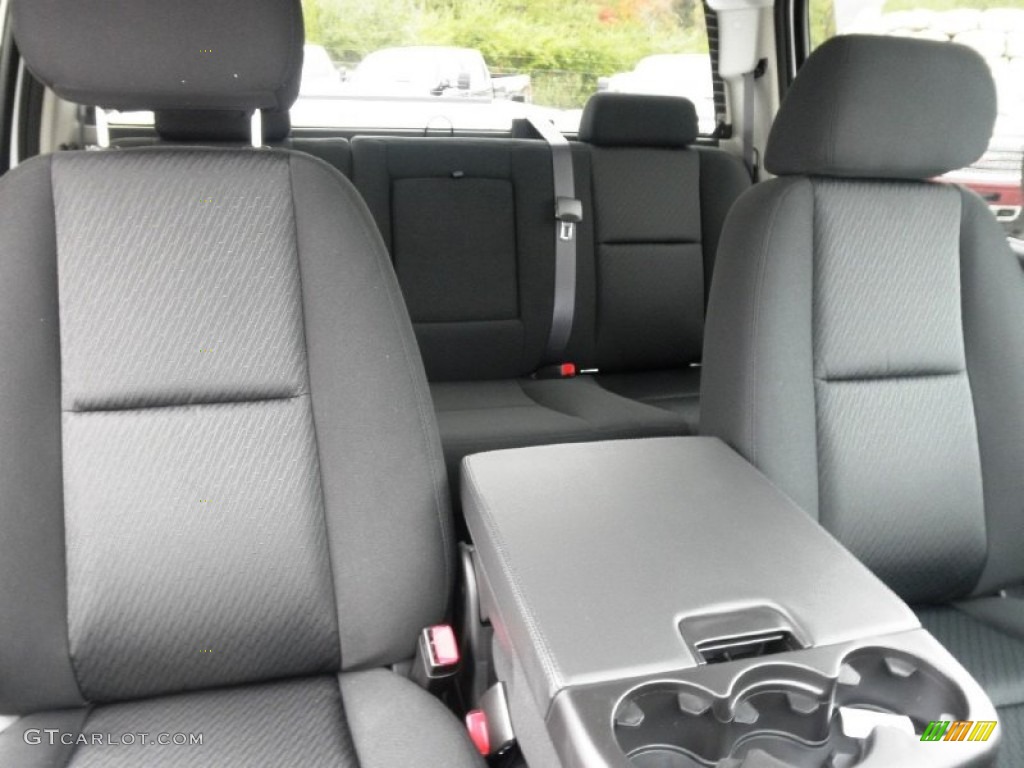 2014 GMC Sierra 3500HD SLE Crew Cab 4x4 Rear Seat Photo #87343744