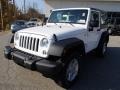 2014 Bright White Jeep Wrangler Sport 4x4  photo #2