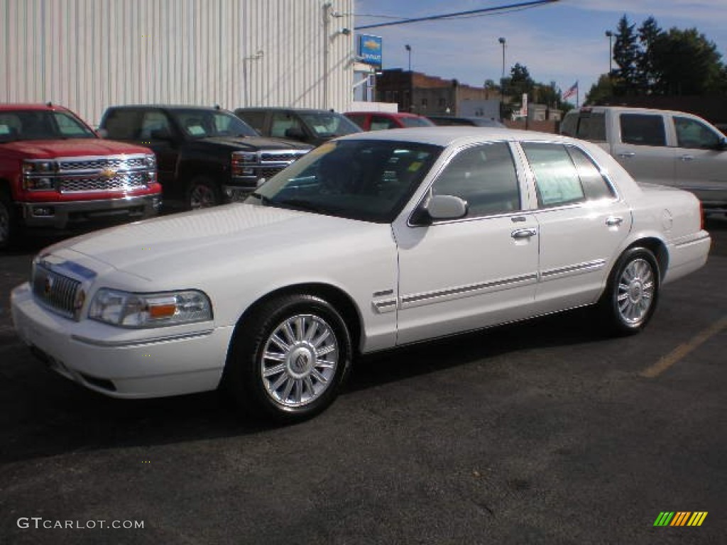 2010 Grand Marquis LS Ultimate Edition - Vibrant White / Medium Light Stone photo #1