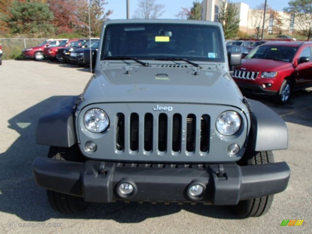 2014 Wrangler Unlimited Sport 4x4 - Anvil / Black photo #3