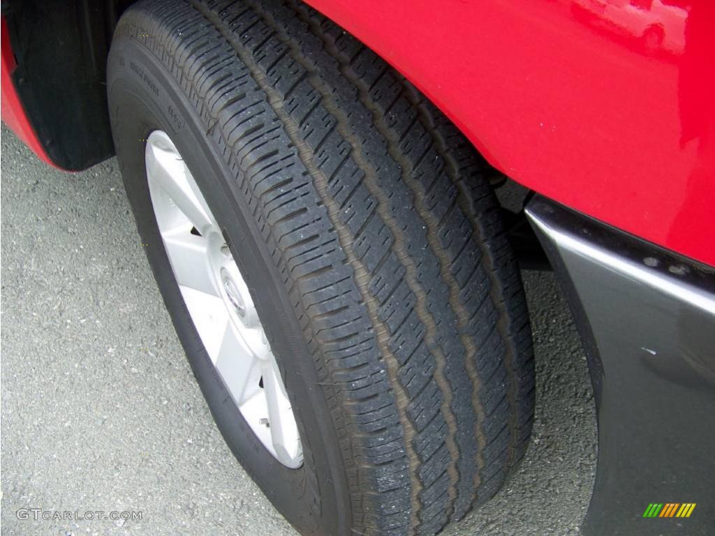 2008 Titan SE Crew Cab - Red Alert / Almond photo #25