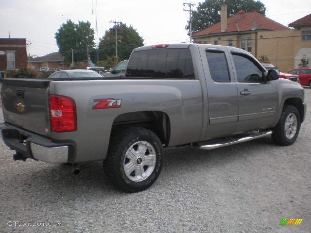 2012 Silverado 1500 LT Extended Cab - Graystone Metallic / Ebony photo #9