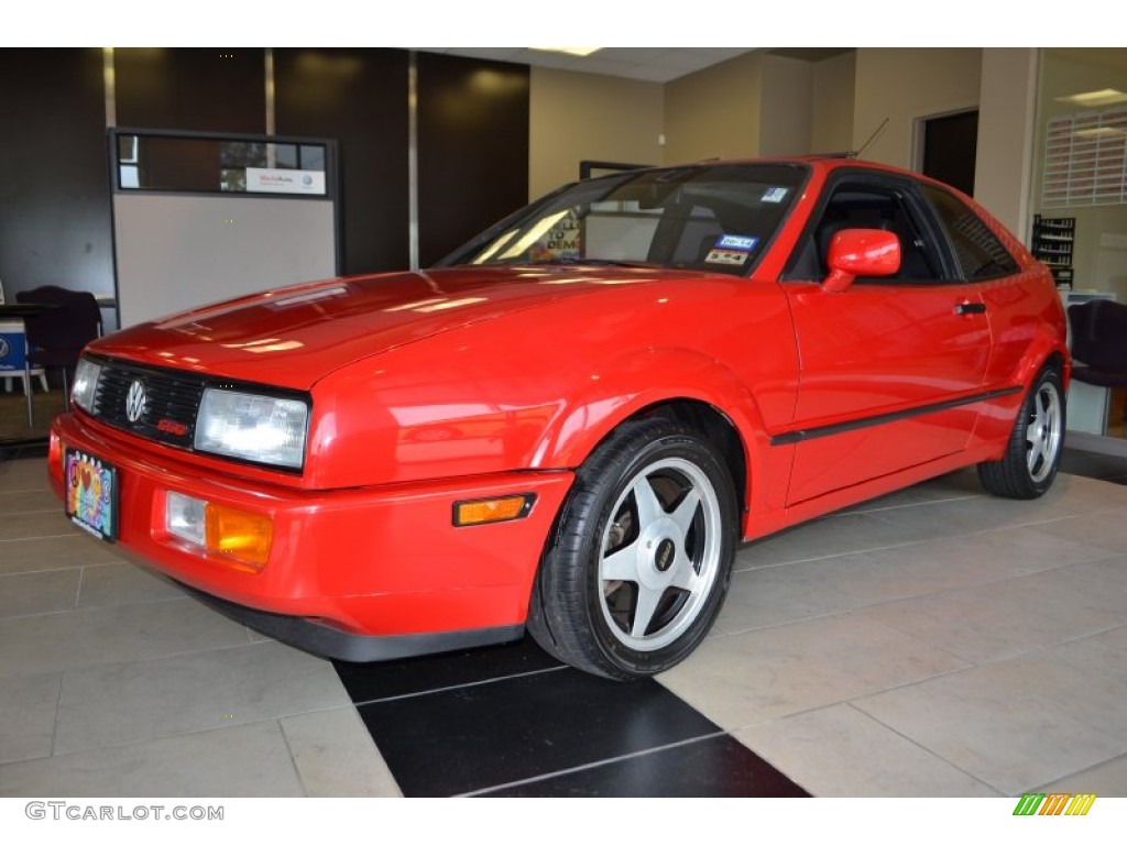 Tornado Red 1990 Volkswagen Corrado G60 Exterior Photo #87346075