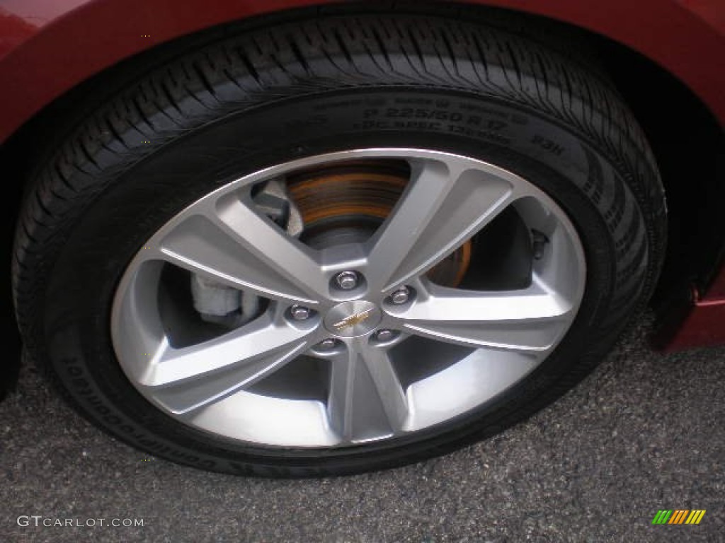 2012 Cruze LT/RS - Autumn Red Metallic / Jet Black photo #2