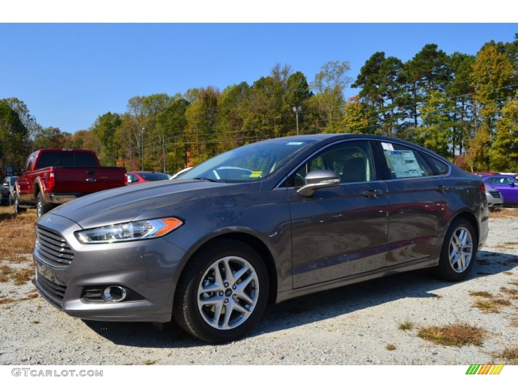 2014 Fusion SE EcoBoost - Sterling Gray / Dune photo #6