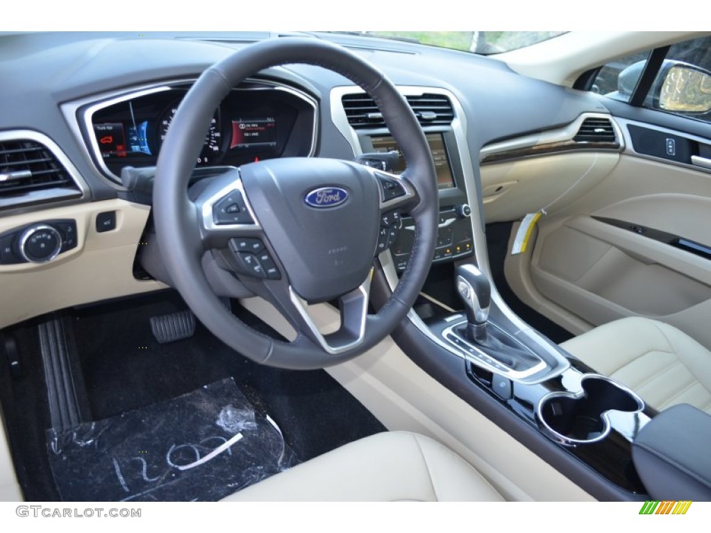 2014 Fusion SE EcoBoost - Sterling Gray / Dune photo #10