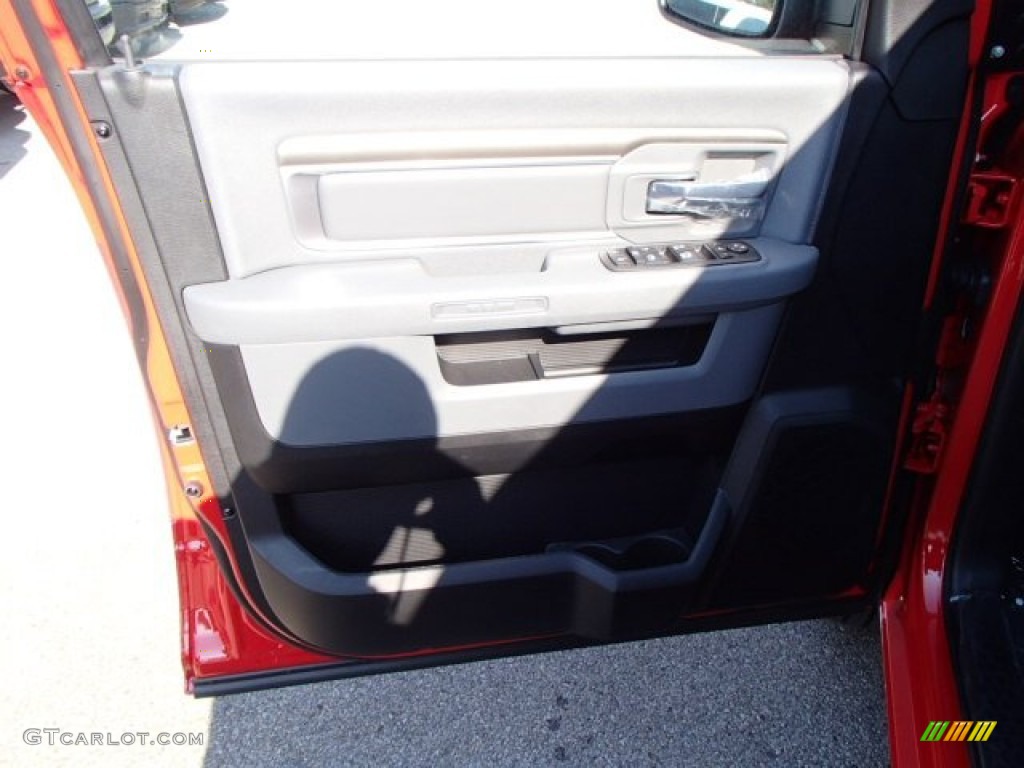 2014 1500 Big Horn Quad Cab 4x4 - Flame Red / Black/Diesel Gray photo #11