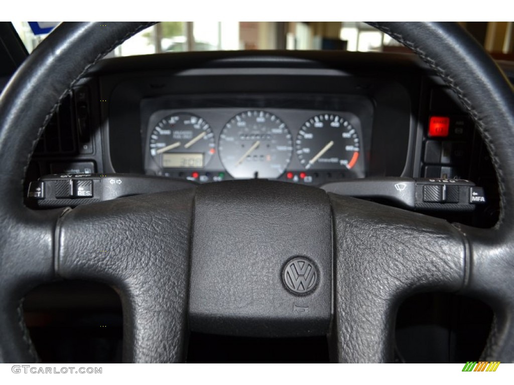1990 Volkswagen Corrado G60 Black Steering Wheel Photo #87346429