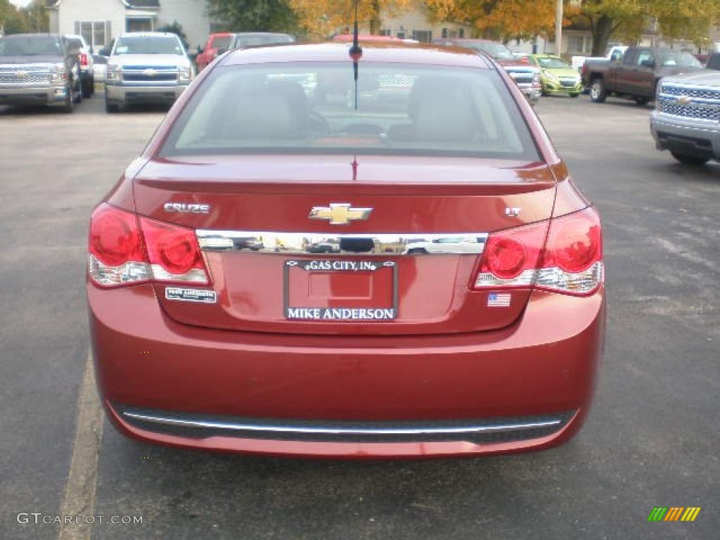 2012 Cruze LT/RS - Autumn Red Metallic / Jet Black photo #14