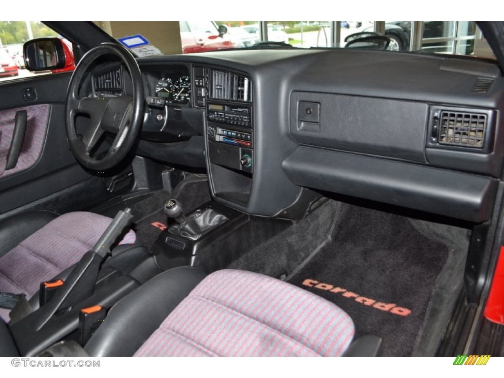 1990 Volkswagen Corrado G60 Black Dashboard Photo #87346486