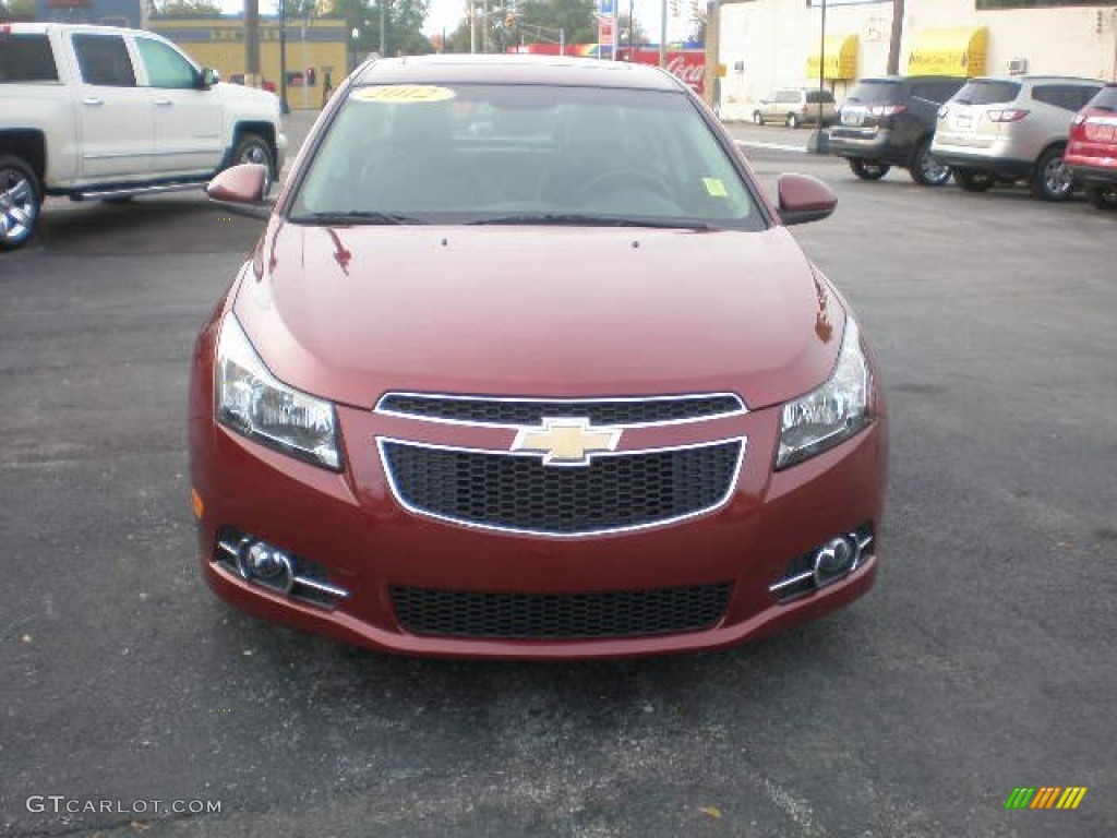 2012 Cruze LT/RS - Autumn Red Metallic / Jet Black photo #22