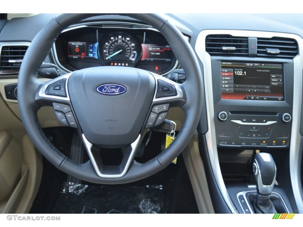 2014 Fusion SE EcoBoost - Sterling Gray / Dune photo #22