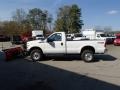 Oxford White - F350 Super Duty XL Regular Cab 4x4 Plow Truck Photo No. 8