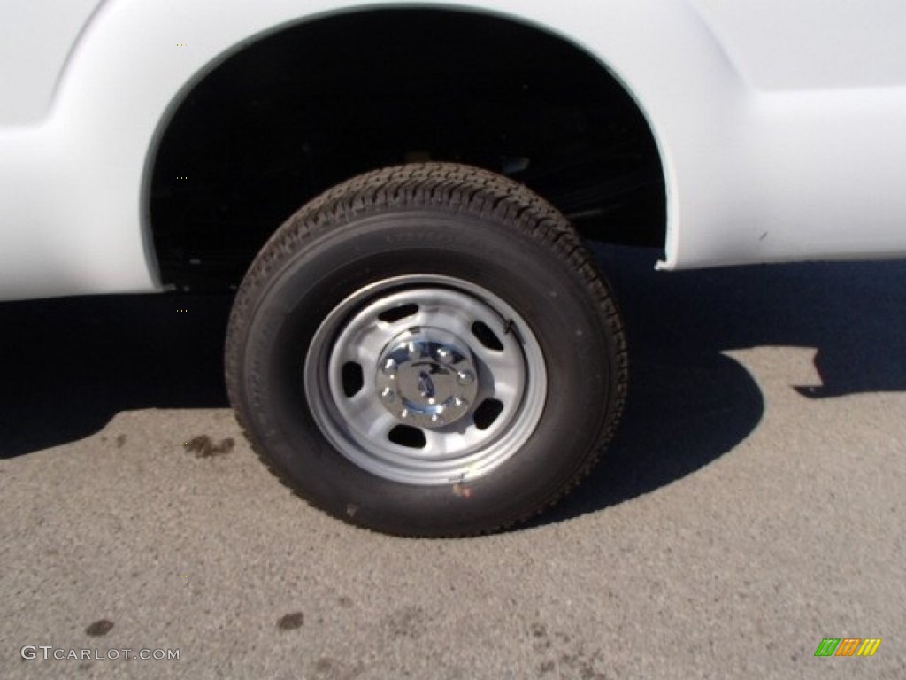 2014 F350 Super Duty XL Regular Cab 4x4 Plow Truck - Oxford White / Steel photo #9