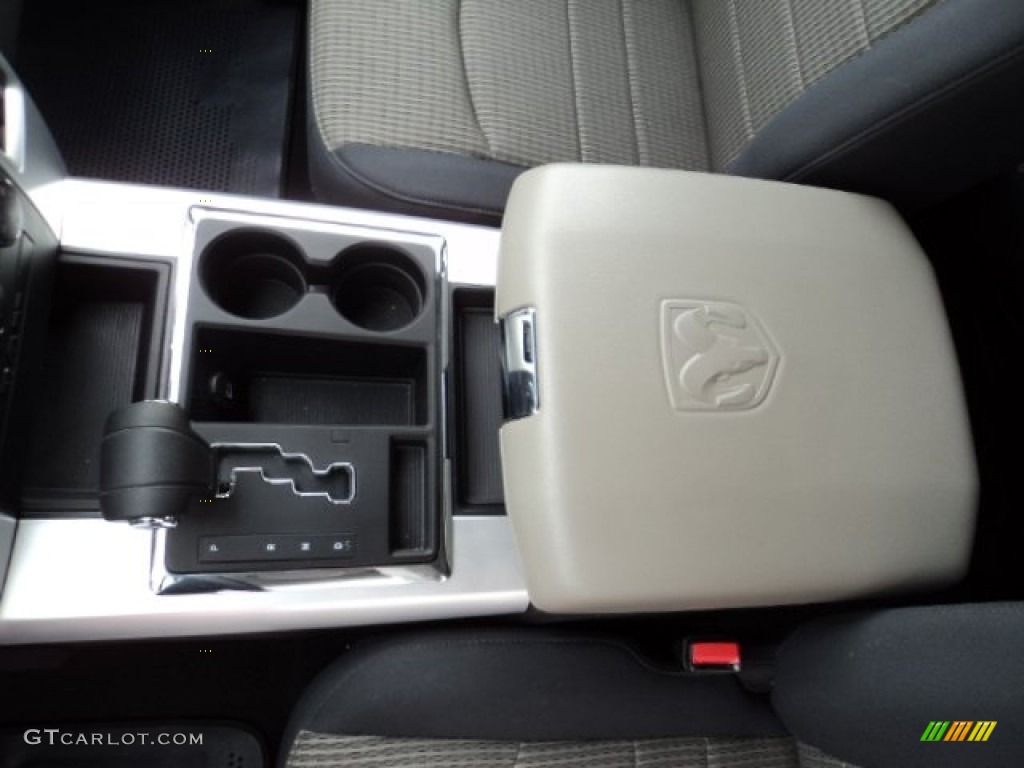 2012 Ram 1500 Big Horn Quad Cab 4x4 - Sagebrush Pearl / Dark Slate Gray/Medium Graystone photo #14