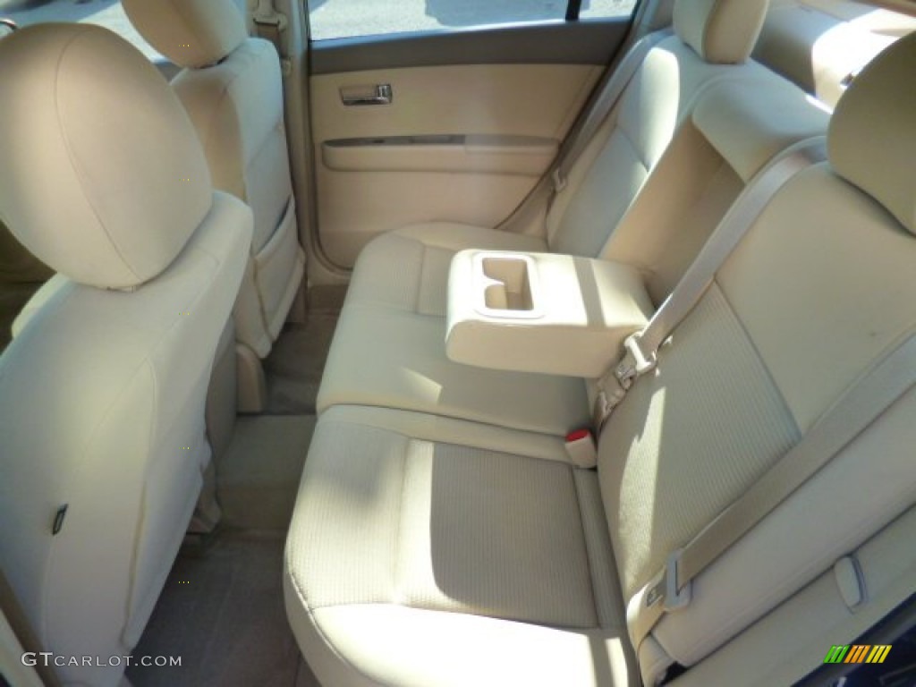 2012 Sentra 2.0 S - Metallic Blue / Beige photo #5
