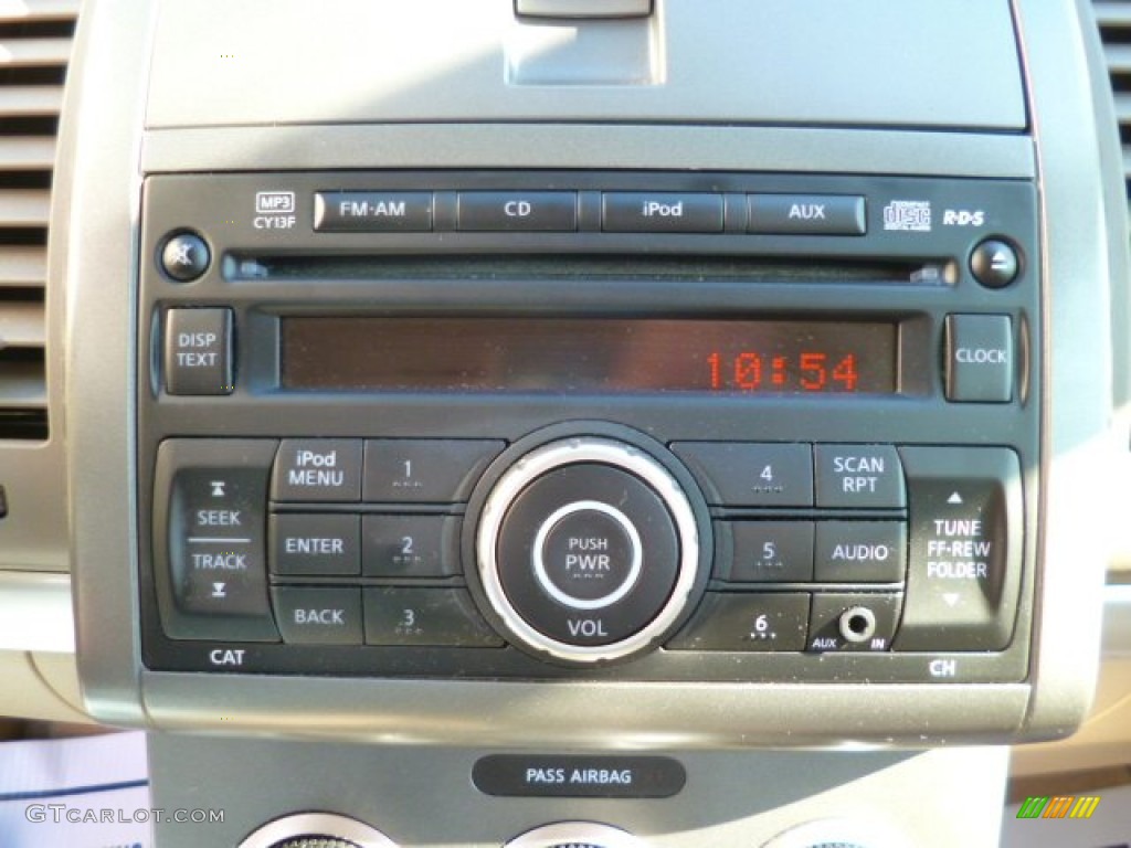 2012 Sentra 2.0 S - Metallic Blue / Beige photo #19