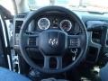 Black/Diesel Gray 2014 Ram 2500 Tradesman Crew Cab 4x4 Steering Wheel