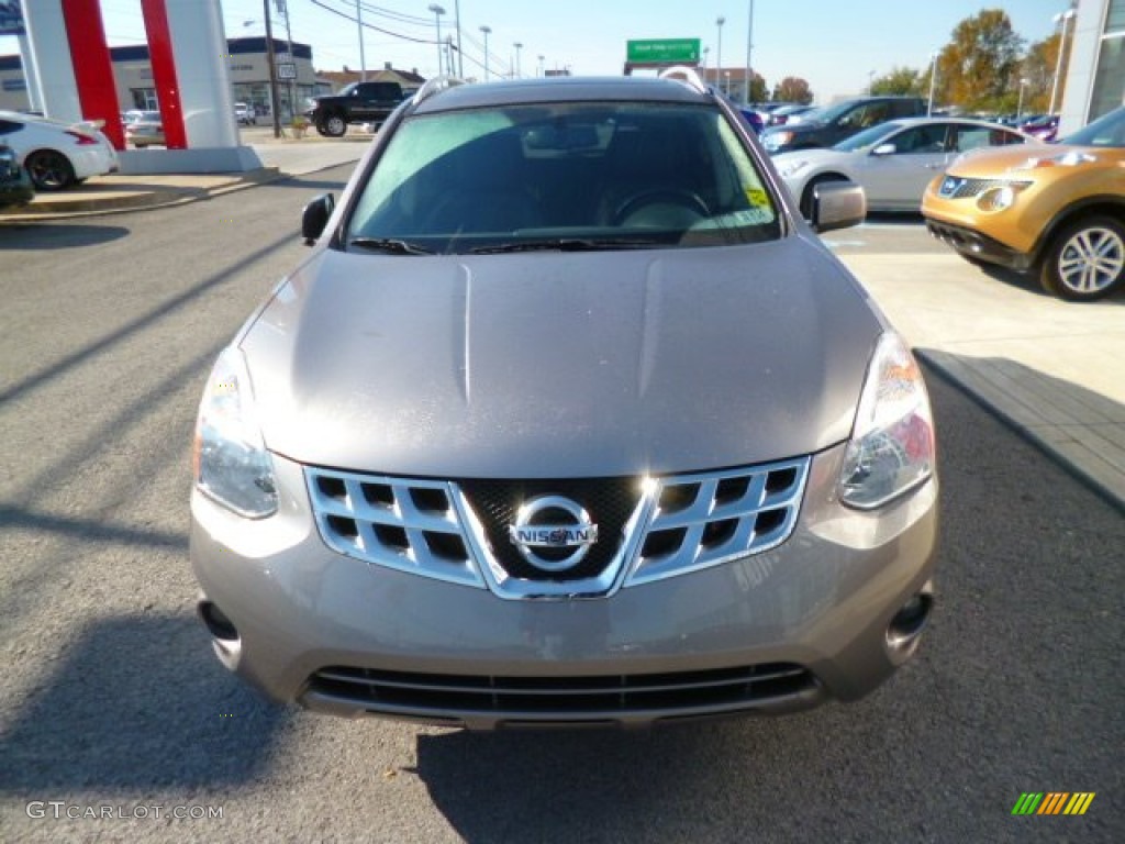2011 Rogue SL AWD - Gotham Gray Metallic / Black photo #2