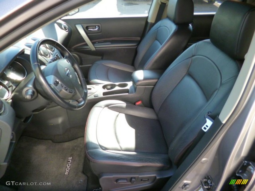 2011 Rogue SL AWD - Gotham Gray Metallic / Black photo #7