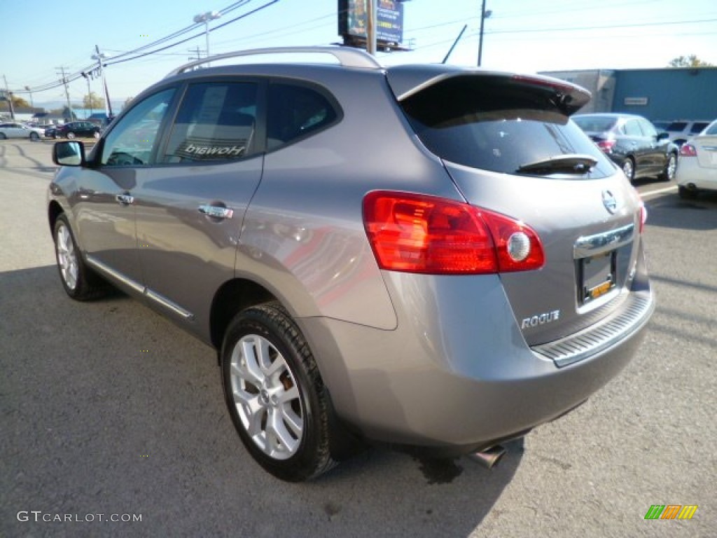 2011 Rogue SL AWD - Gotham Gray Metallic / Black photo #8