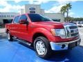 2012 Red Candy Metallic Ford F150 Lariat SuperCrew 4x4  photo #8