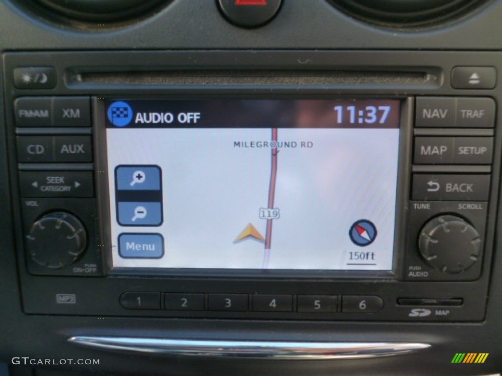 2011 Rogue SL AWD - Gotham Gray Metallic / Black photo #19