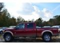 2014 Ruby Red Metallic Ford F250 Super Duty Lariat Crew Cab 4x4  photo #5