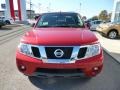 2013 Lava Red Nissan Frontier SV V6 King Cab 4x4  photo #2
