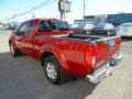 2013 Lava Red Nissan Frontier SV V6 King Cab 4x4  photo #4