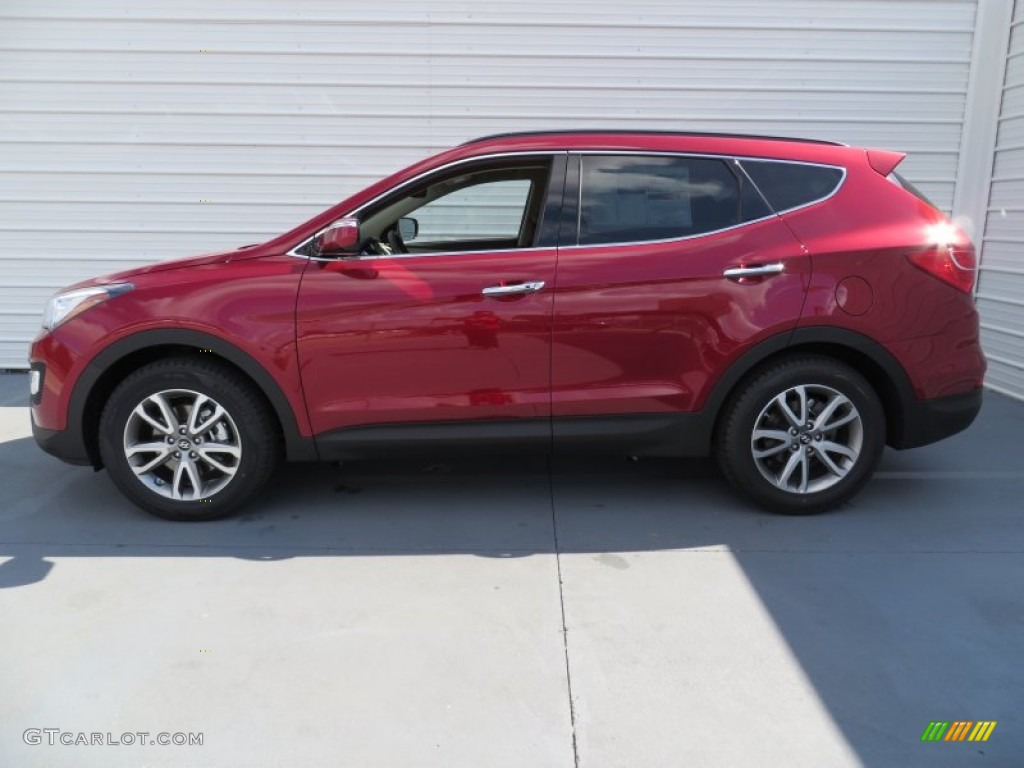 Serrano Red 2014 Hyundai Santa Fe Sport 2.0T FWD Exterior Photo #87350498