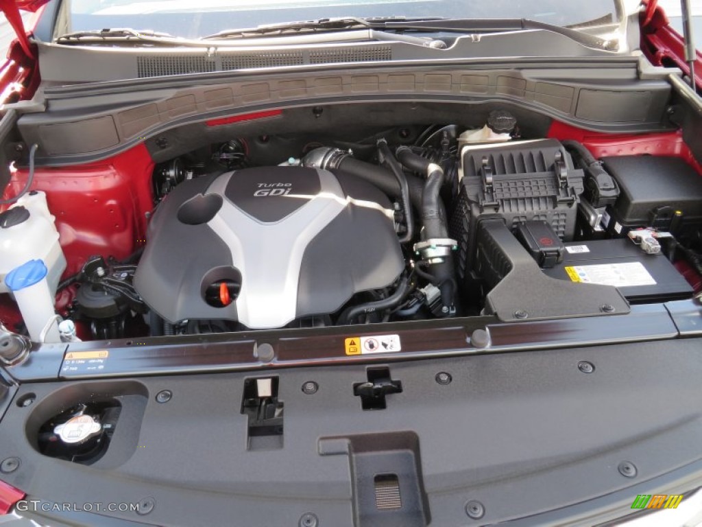 2014 Hyundai Santa Fe Sport 2.0T FWD 2.0 Liter GDI Turbocharged DOHC 16-Valve CVVT 4 Cylinder Engine Photo #87350728