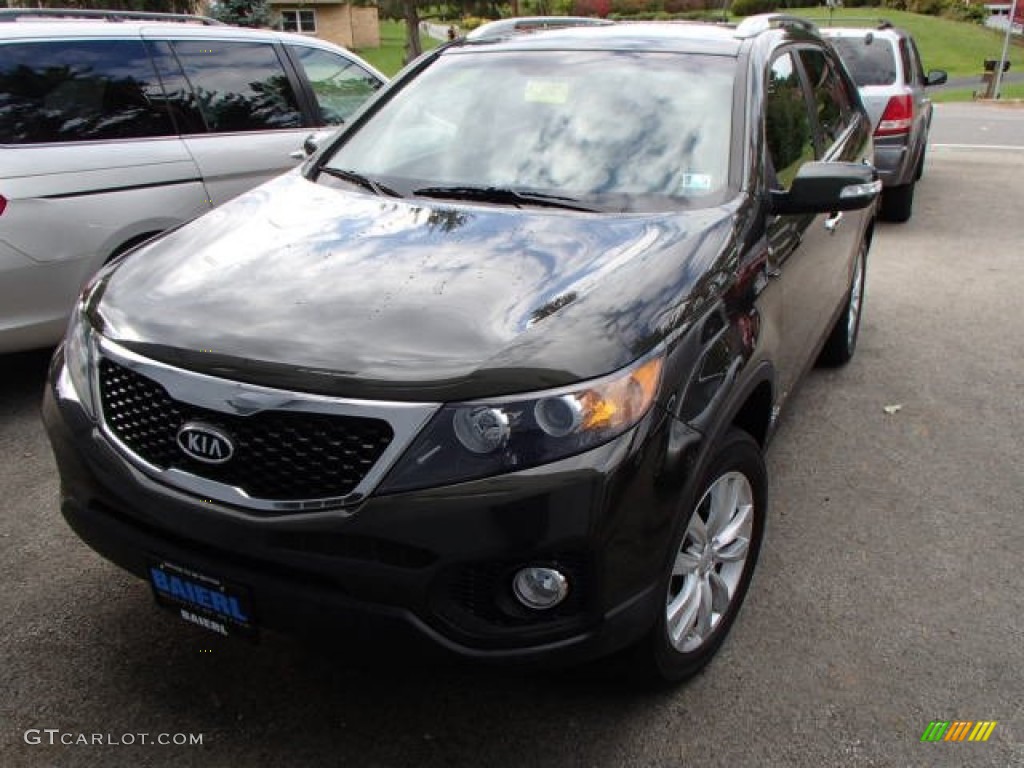 2011 Sorento EX AWD - Tuscan Olive / Beige photo #2