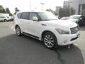 Moonlight White - QX 56 4WD Photo No. 4