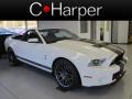 Performance White 2012 Ford Mustang Shelby GT500 SVT Performance Package Convertible