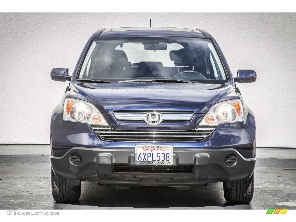 2007 CR-V EX-L - Royal Blue Pearl / Black photo #2