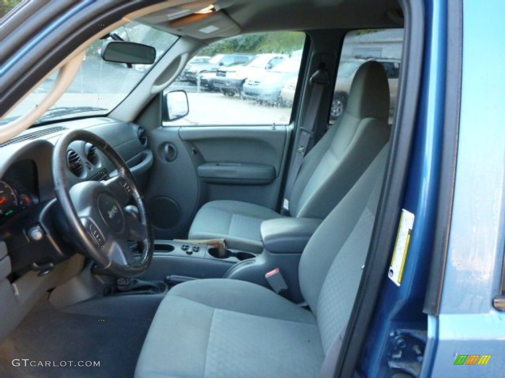 2005 Liberty Sport 4x4 - Atlantic Blue Pearlcoat / Medium Slate Gray photo #4