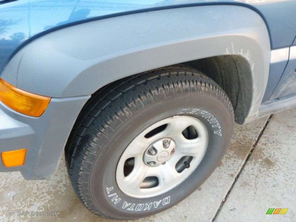 2005 Liberty Sport 4x4 - Atlantic Blue Pearlcoat / Medium Slate Gray photo #8